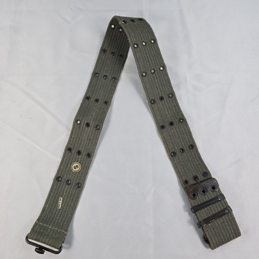 Vintage Vietnam Era M1956 M56 Pistol Web Belt Taiwan Small Fits Up to 36